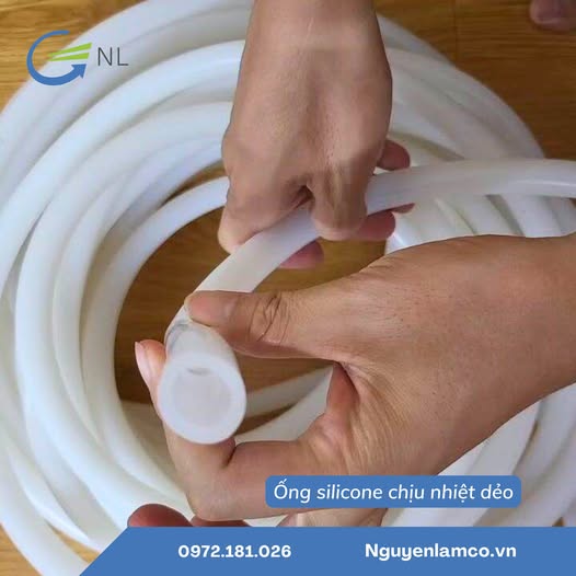 BÁO GIÁ ỐNG SILICONE CHỊU NHIỆT DẺO DẪN KHÍ NÓNG LÊN TỚI 200 ĐỘ C TẠI NGUYÊN LÂM